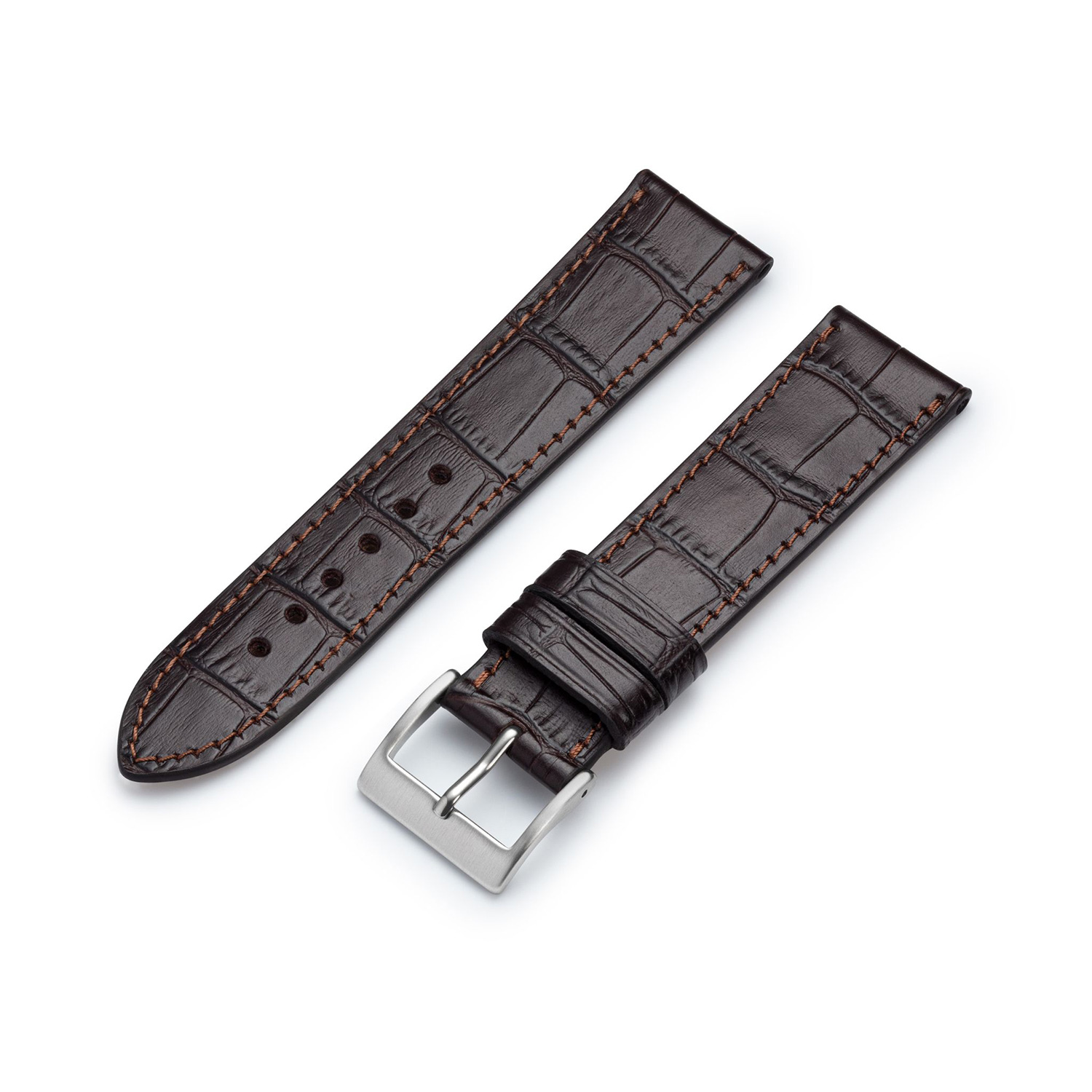 Manufakturwerk leather strap Rothenbaum mocha 22/20