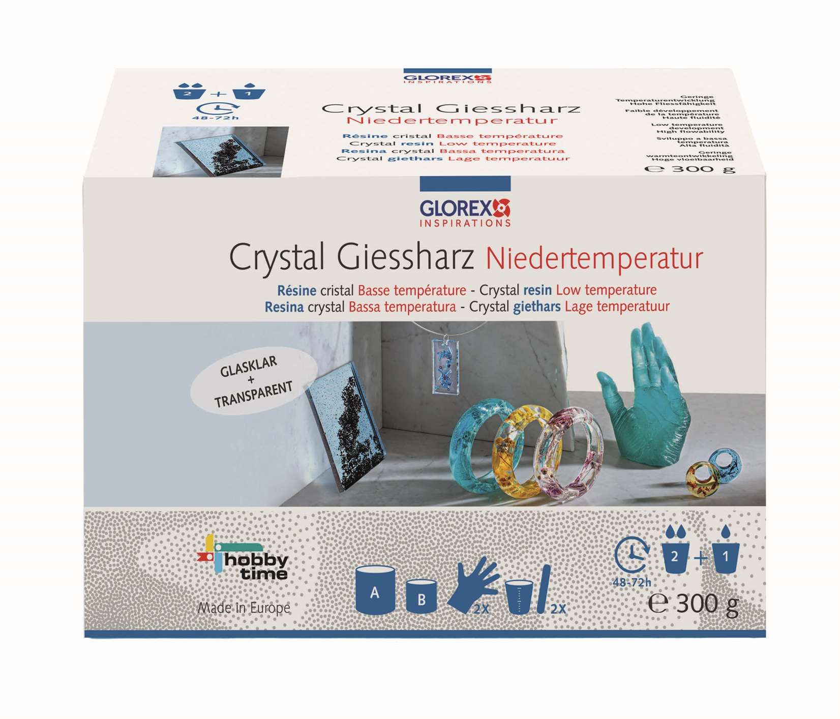 Crystal Gießharz Niedertemperatur, 300g