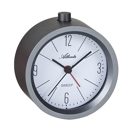 Atlanta 3099/4 table clock/ alarm clock anthracite