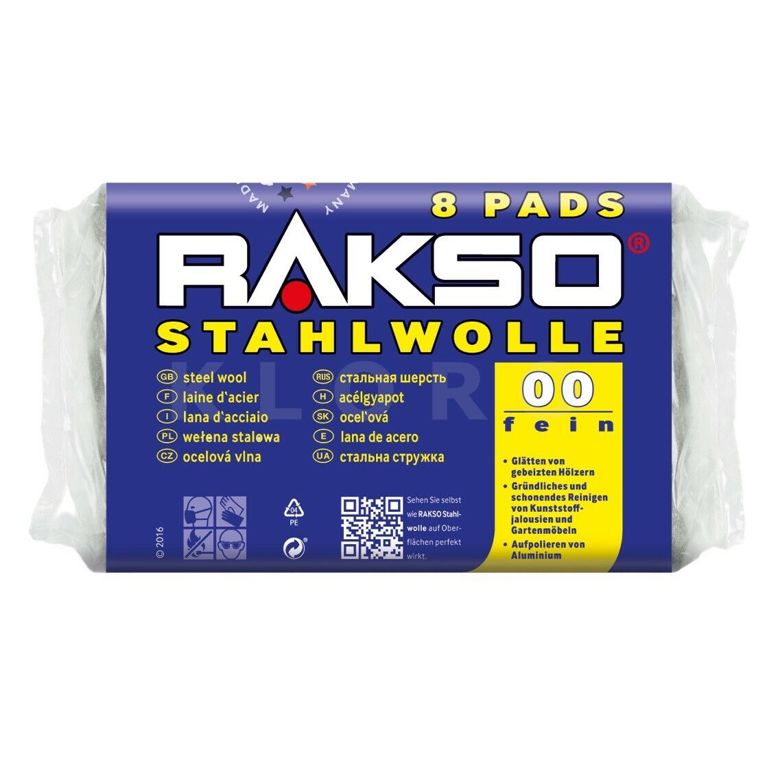 RAKSO Stahlwolle fein