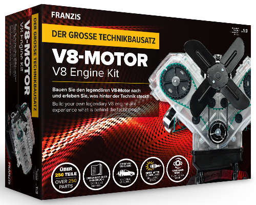 Bausatz Lernpaket V8-Motor