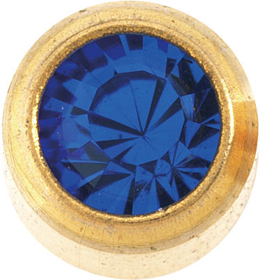 _ First ear stud Studex plus, 3.95 mm yellow sapphire