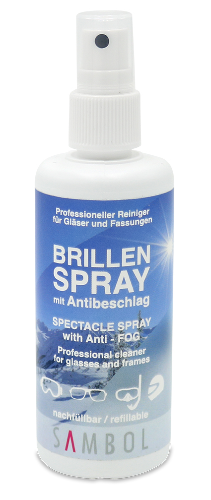 Glasses spray with anti-mist formula, 100ml