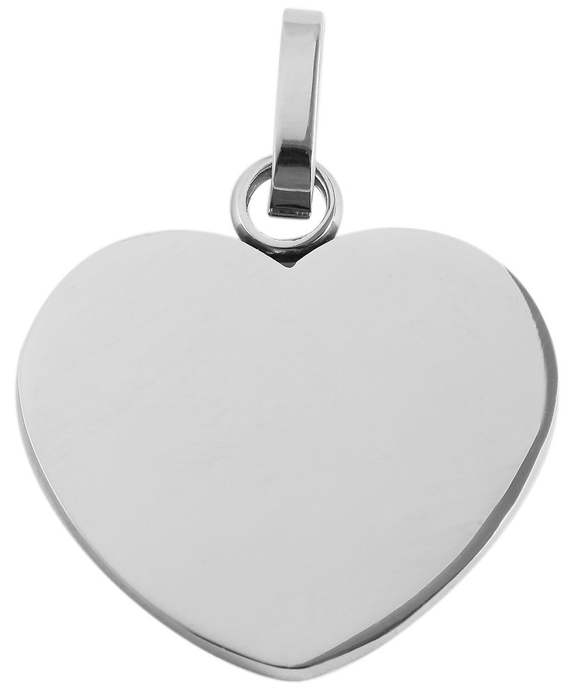 engraving pendant basic Akzent stainless steel 26x28 mm