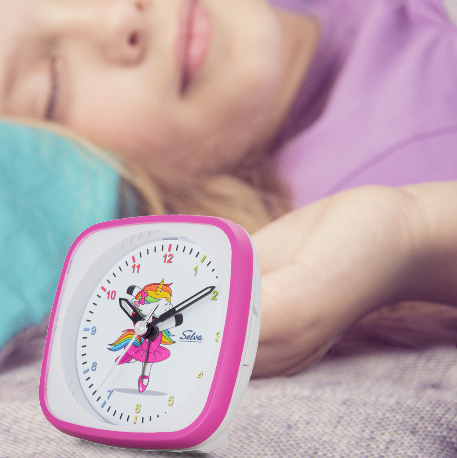 SELVA Exclusive children's alarm clock, silent