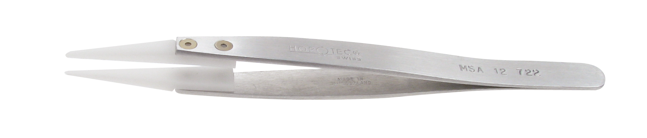 _ Aluminium Kornzangen mit Delrinspitzen mittel Horotec