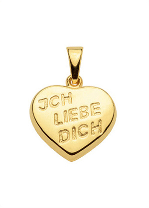 Pendant gold 333/GG heart