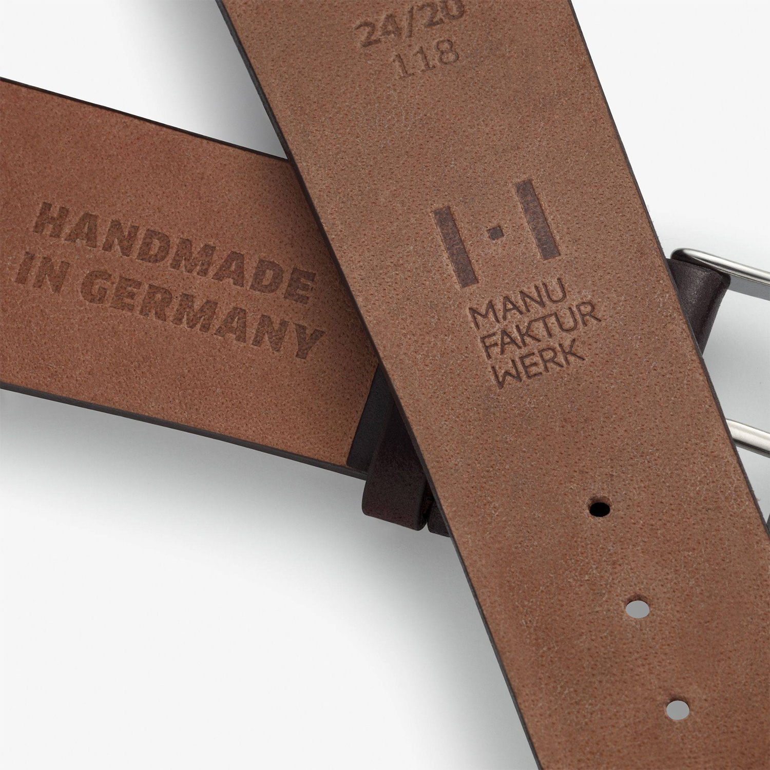Manufakturwerk leather strap Eppendorf bordeaux 20/16