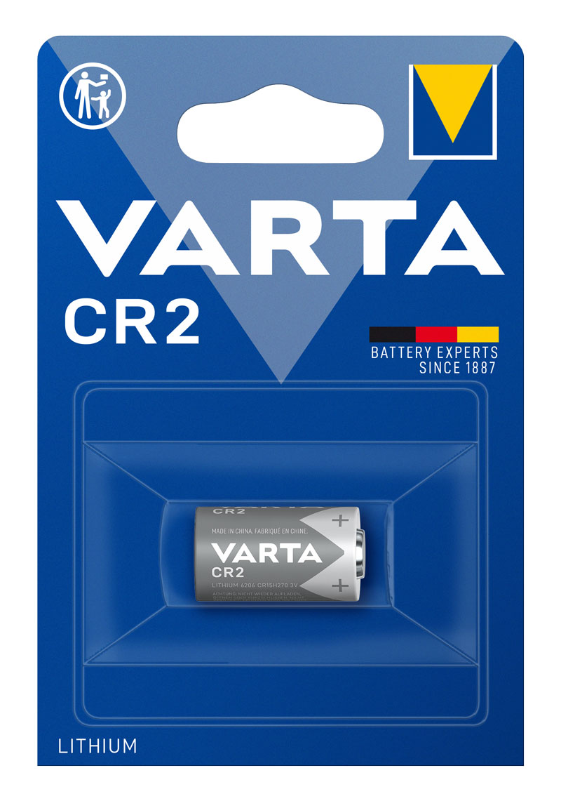 Varta CR2 lithium knoopcel