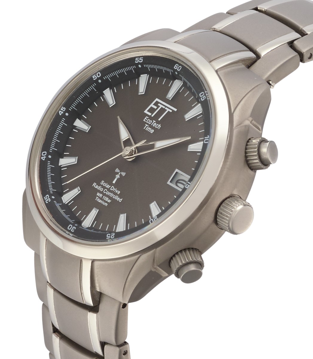 Eco Tech Time Solar Drive Funk Aquanaut II Herrenuhr