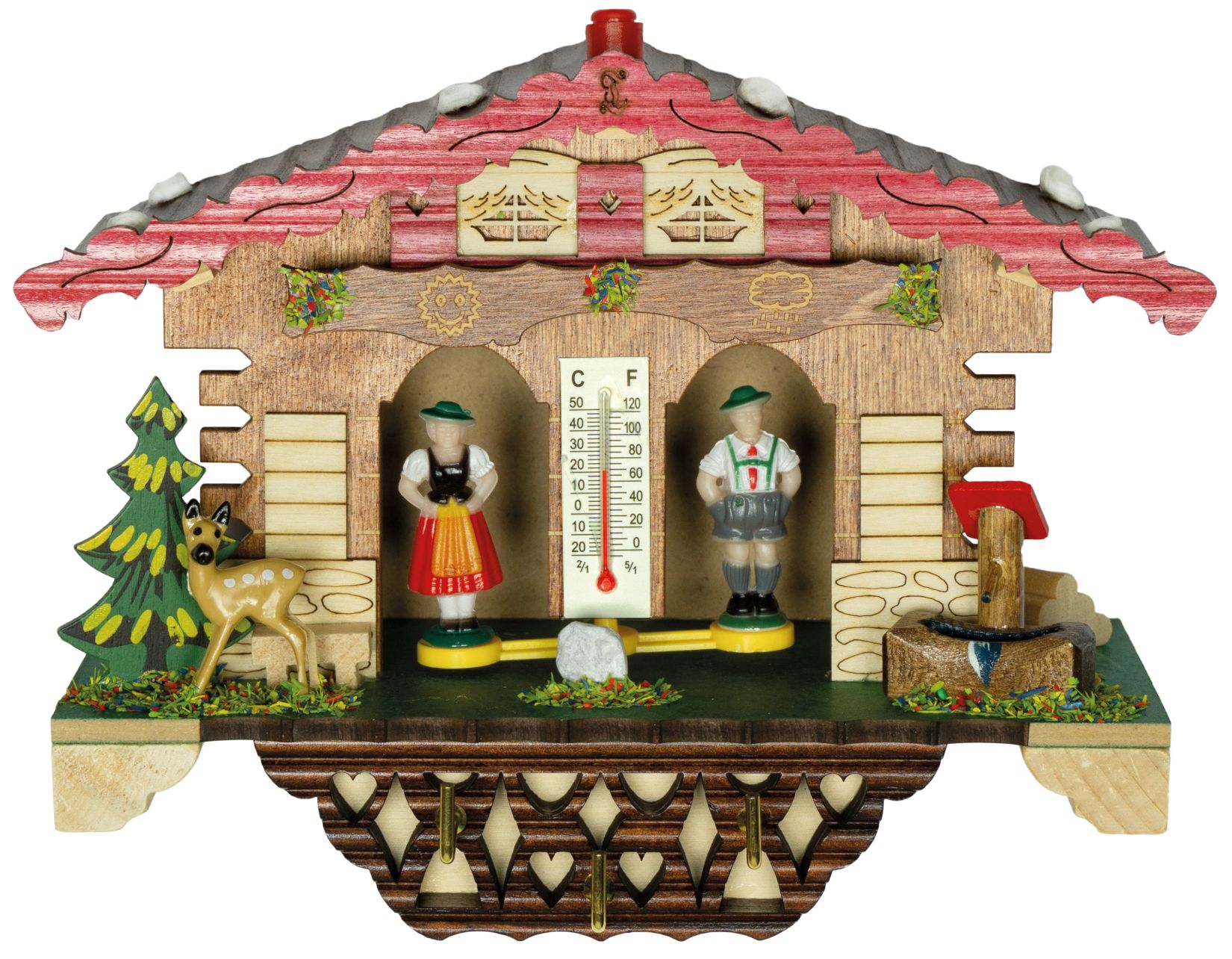 Weather house Hofgut - with key holder