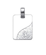Zodiac silver 925/- Scorpio, square