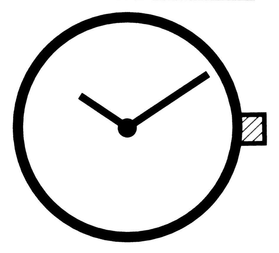 horloge uurwerk kwarts Miyota 1L22 standaard