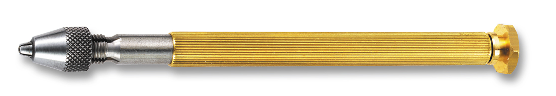 Stiftenklöbchen Flume mit Drehknopf 0,0 - 0,8 mm <br/>Spannbereich: 0,0 - 0,8