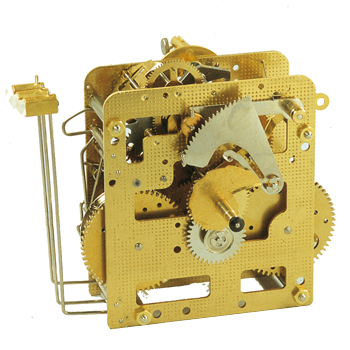 Heimuhrwerk Hermle 241-033, 8-Tage, Pendel 114cm, Schlag auf Gong