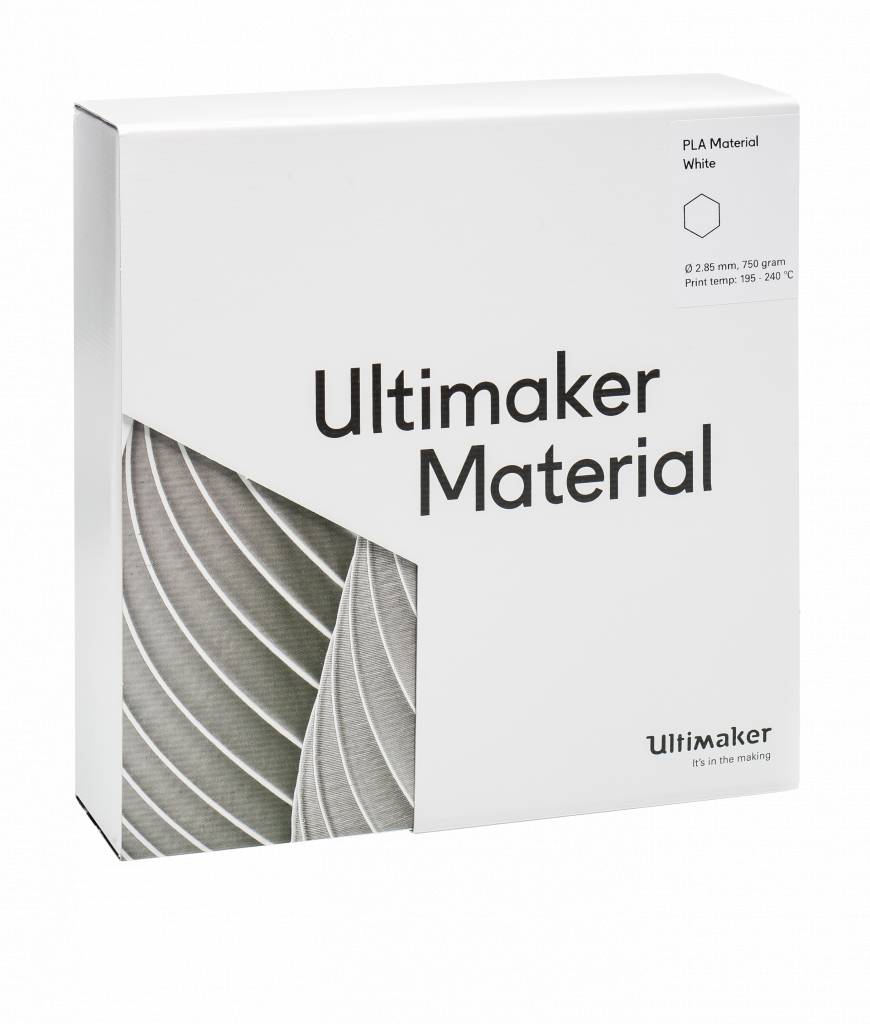 Ultimaker PLA Premium Filament - Ø 2,85mm - weiß - 750g