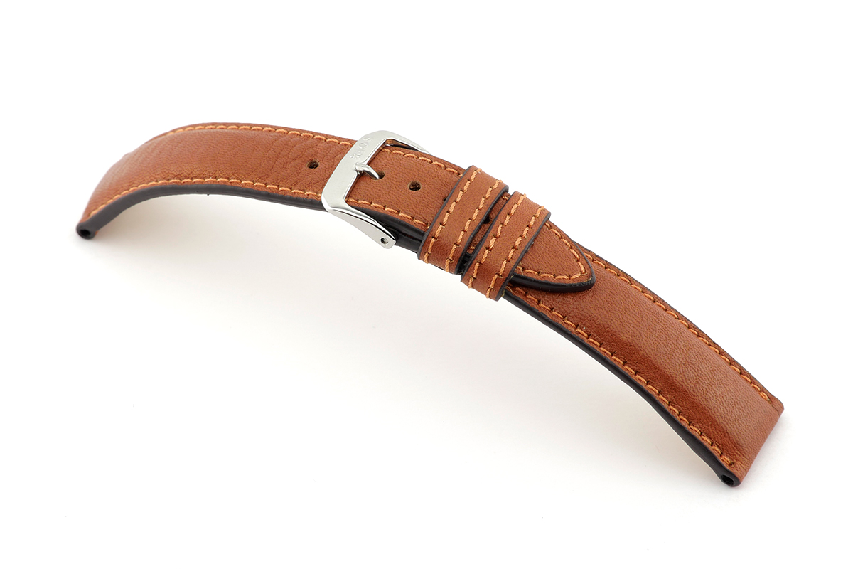 Leather strap Sherwood 24 mm cognac BIO