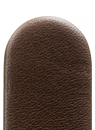 Leather band Elegance, 14mm, dark brown