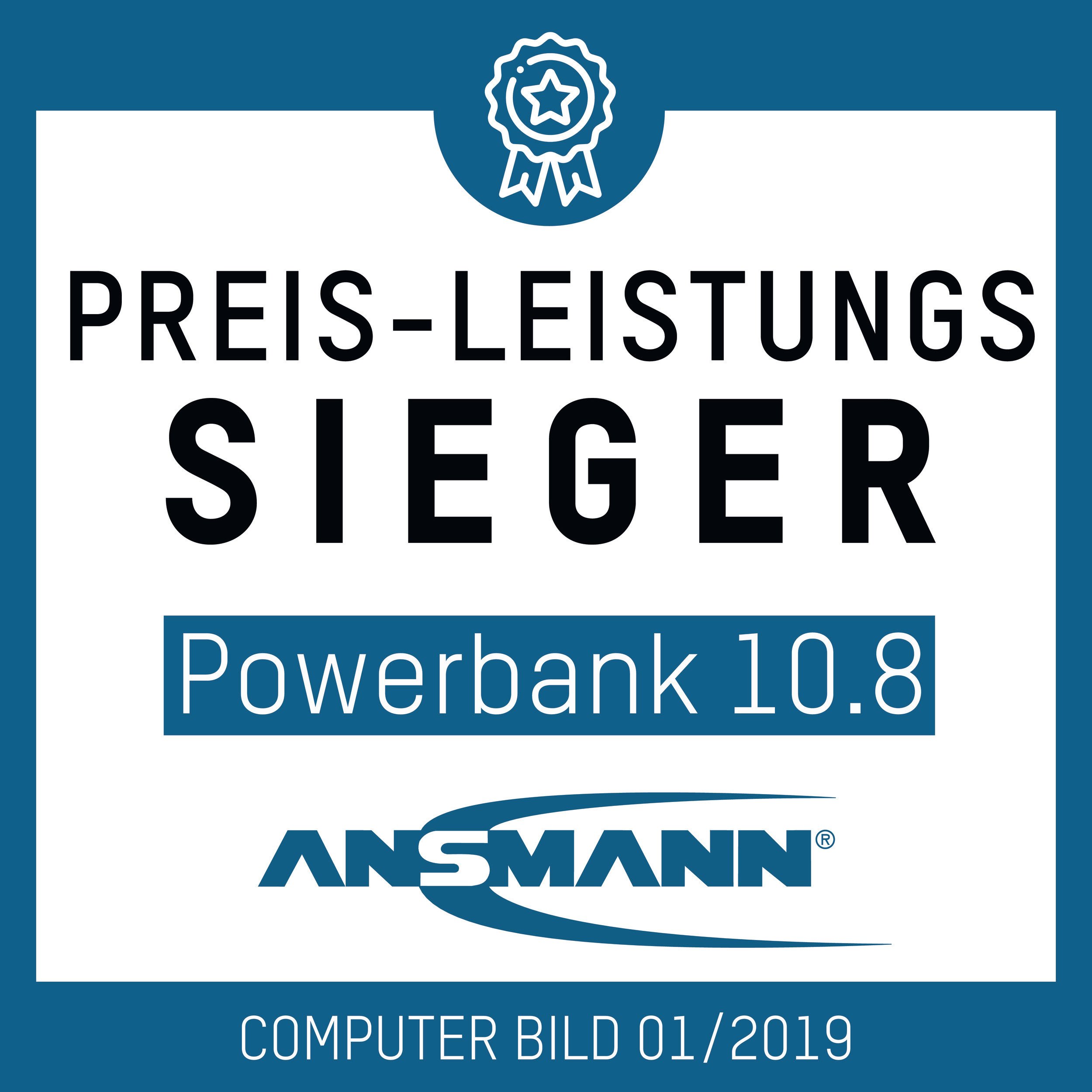 Ansmann Powerbank 10.8 mini -  Beste prĳs - kwaliteitverhouding!