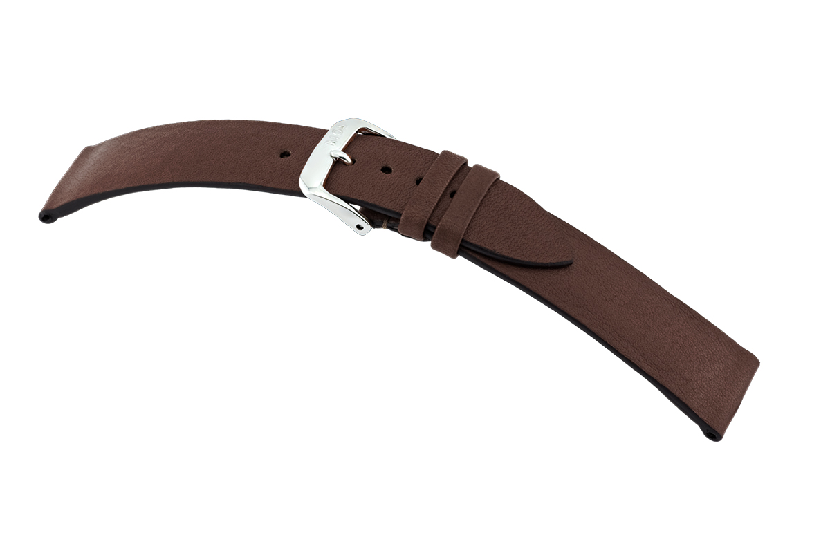 Leather strap Tulsa 16 mm mocha