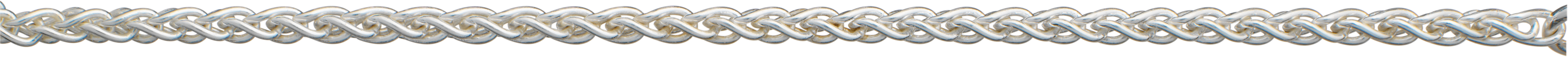 Braid chain silver 925/- Ø 2,50mm