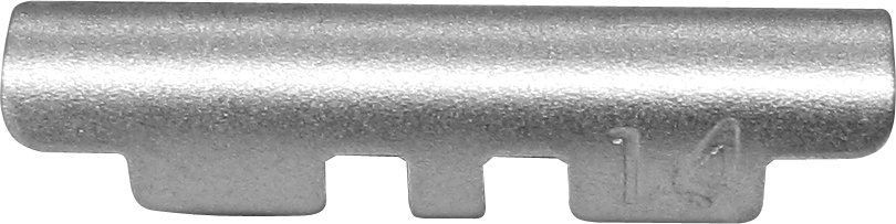 Flex-Metallband Edelstahl 14-16mm weiß sandgestrahlt mit Wechselanstoß