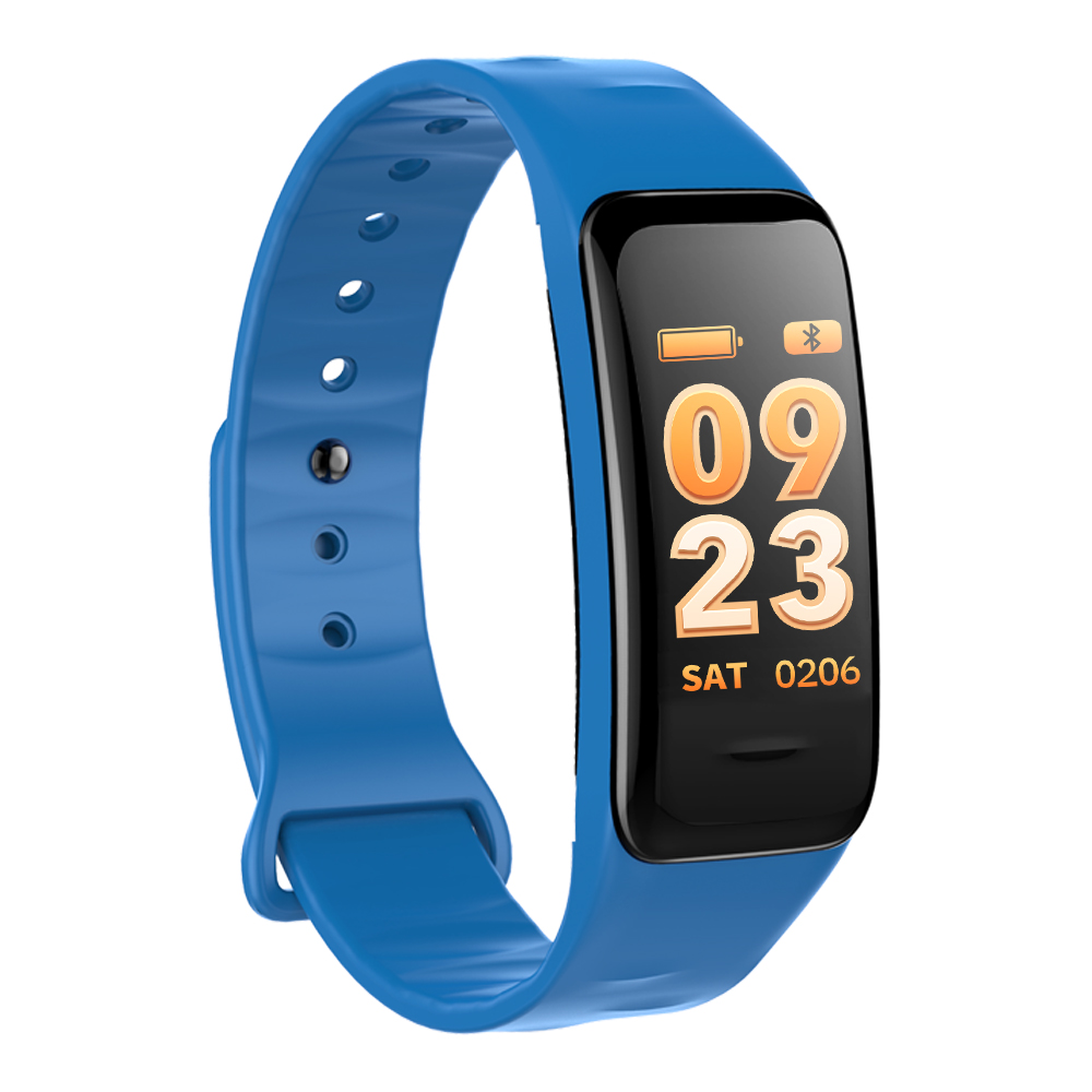 Fitness Tracker, blue, with color display