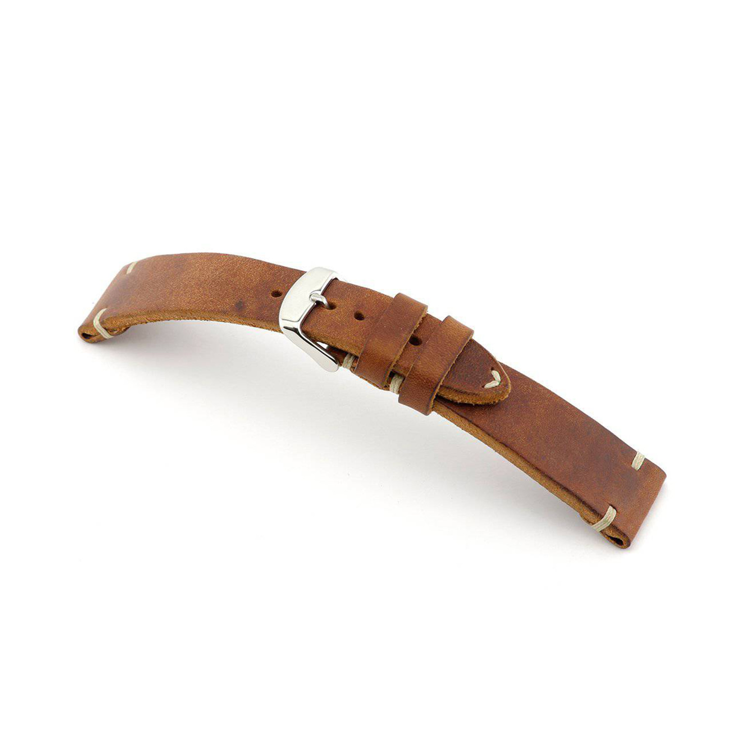 Manufakturwerk leather strap St. Pauli cognac 20/16