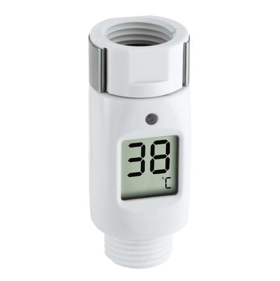 Shower thermometer helps to save energy