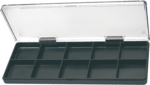 _ Sortimentsbox mit 10 Fächern