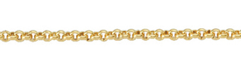 Collierkette Gold 585/GG, Erbs 45cm