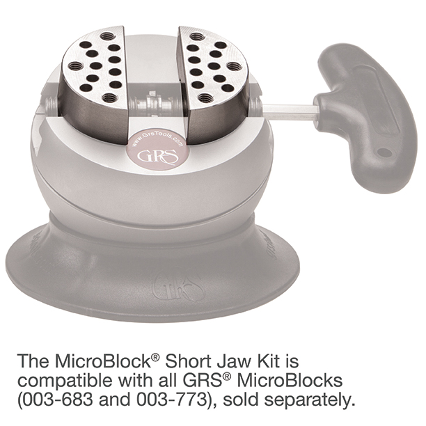 Spannbacke gravierfähig für Gravierkugel MicroBlock