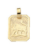 Zodiac gold 333/GG Taurus, square
