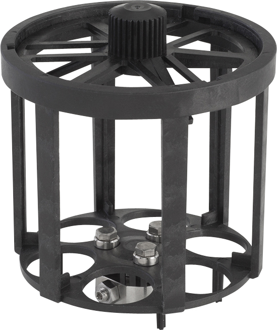 _ Basket holder, dia. 80 mm, coated