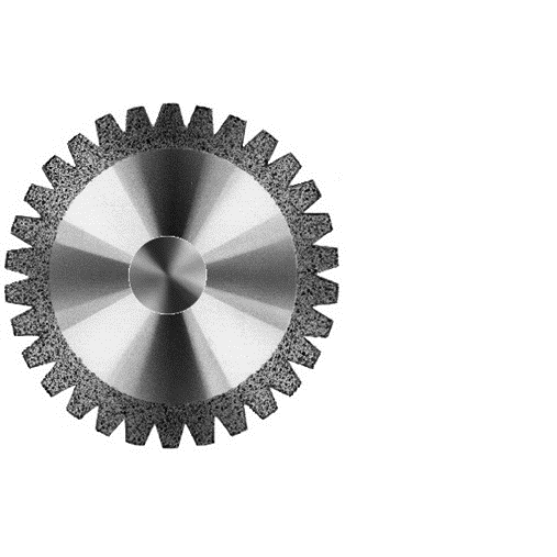 Diamant Scheibe Flexibel, gezahnt, beidseitig belegt, extra feine Körnung