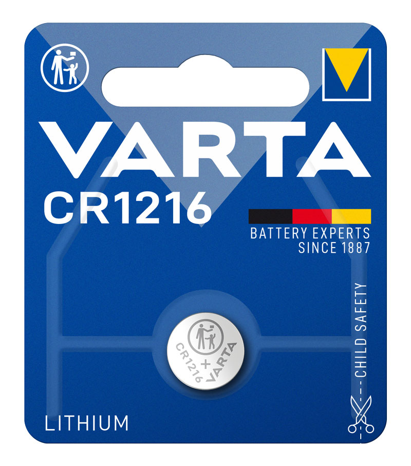 Varta 1216 lithium button cell