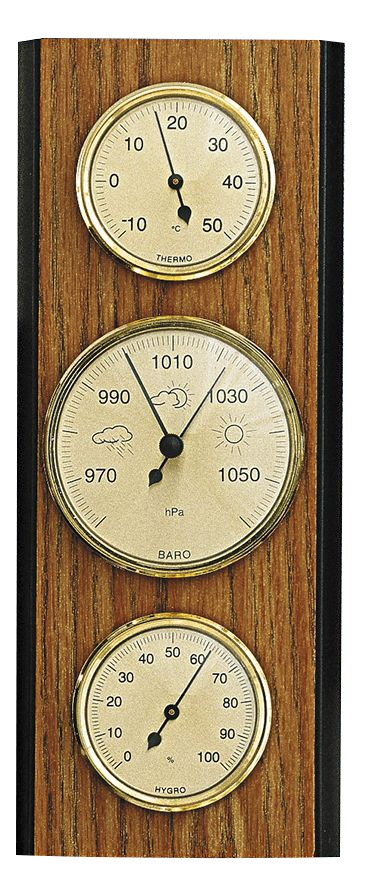 Weather station Made in Germany, oak