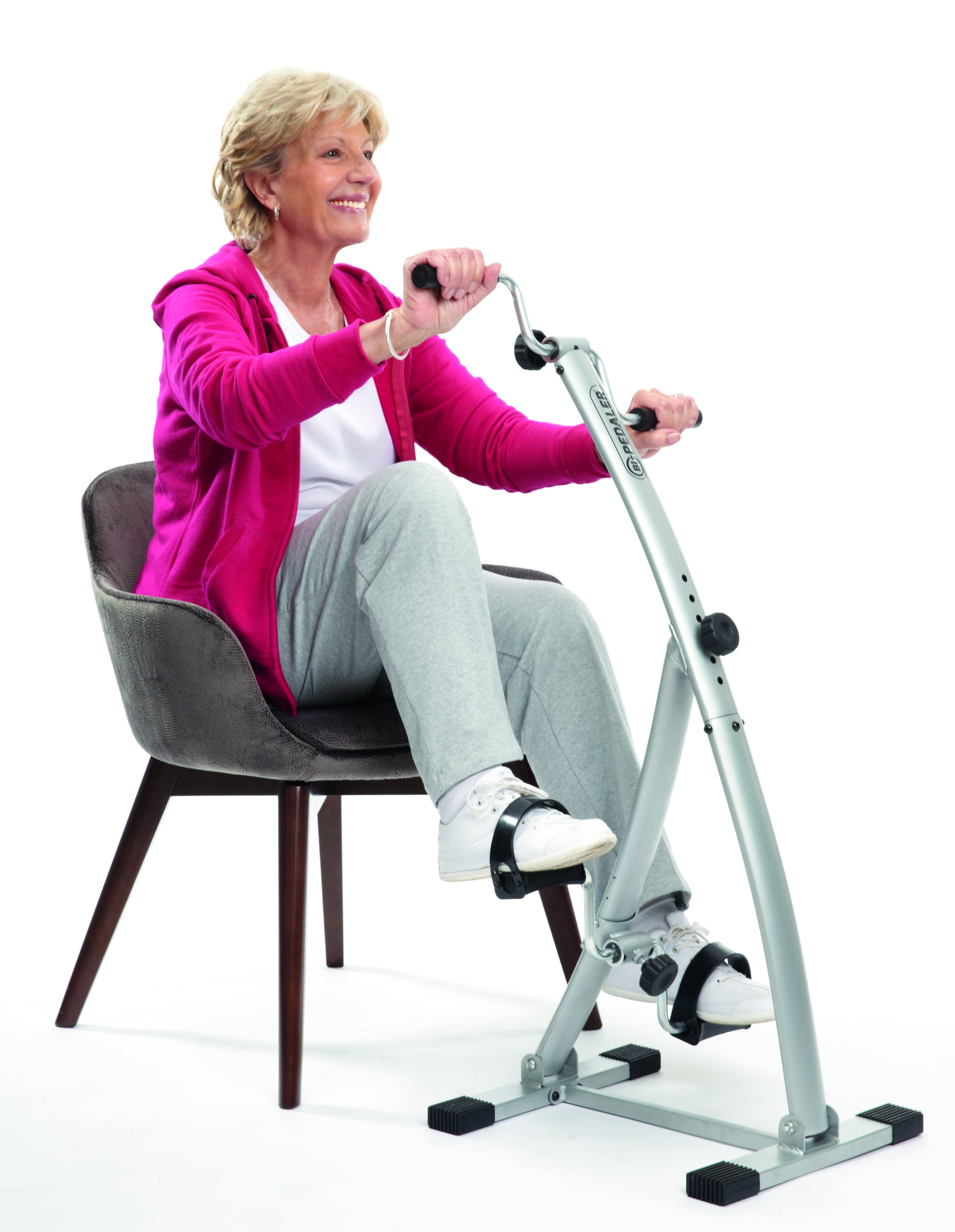 Bi-pedal training device for home - exercise bike - fitness device