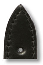 Leather strap Michigan 22 mm black