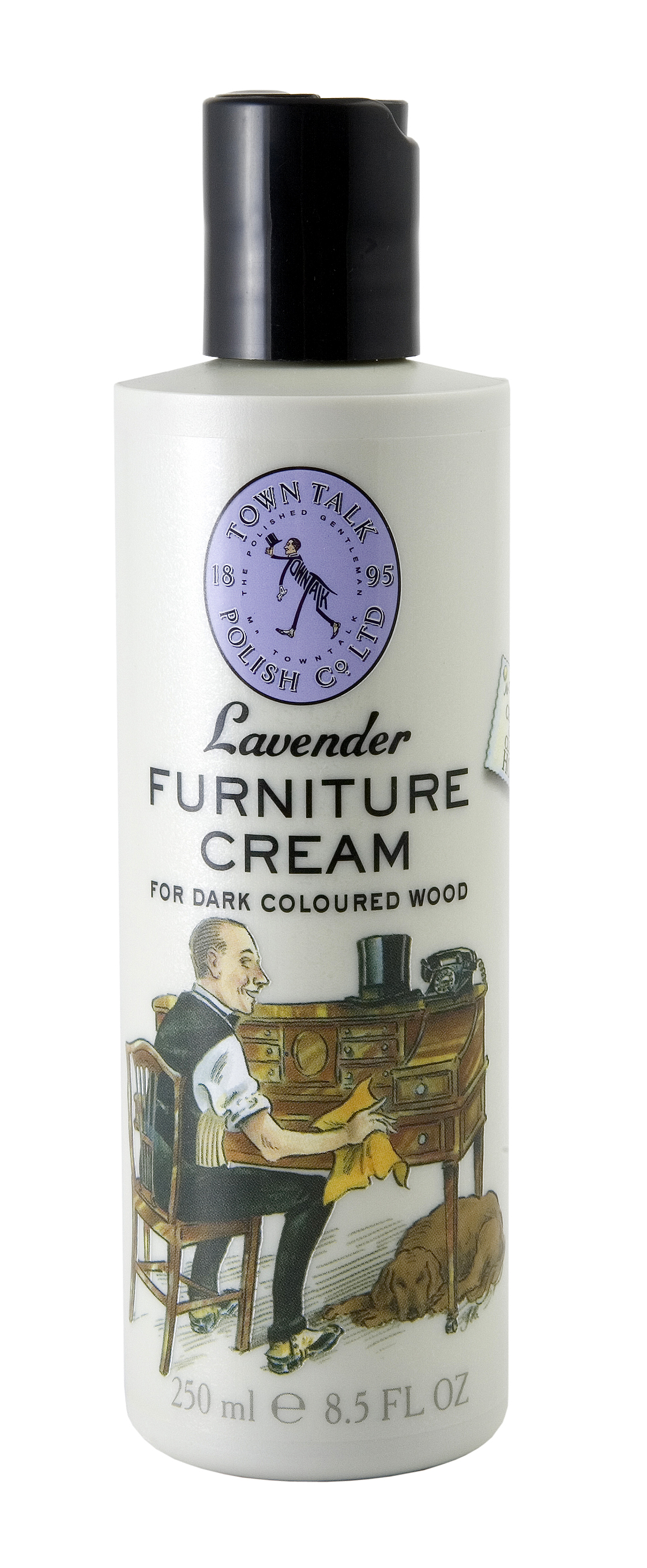 Lavendel Möbel-Pflegecreme, speziell für dunkles Holz 225ml