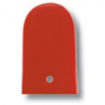 Lederband Merano 22mm rood glad XL