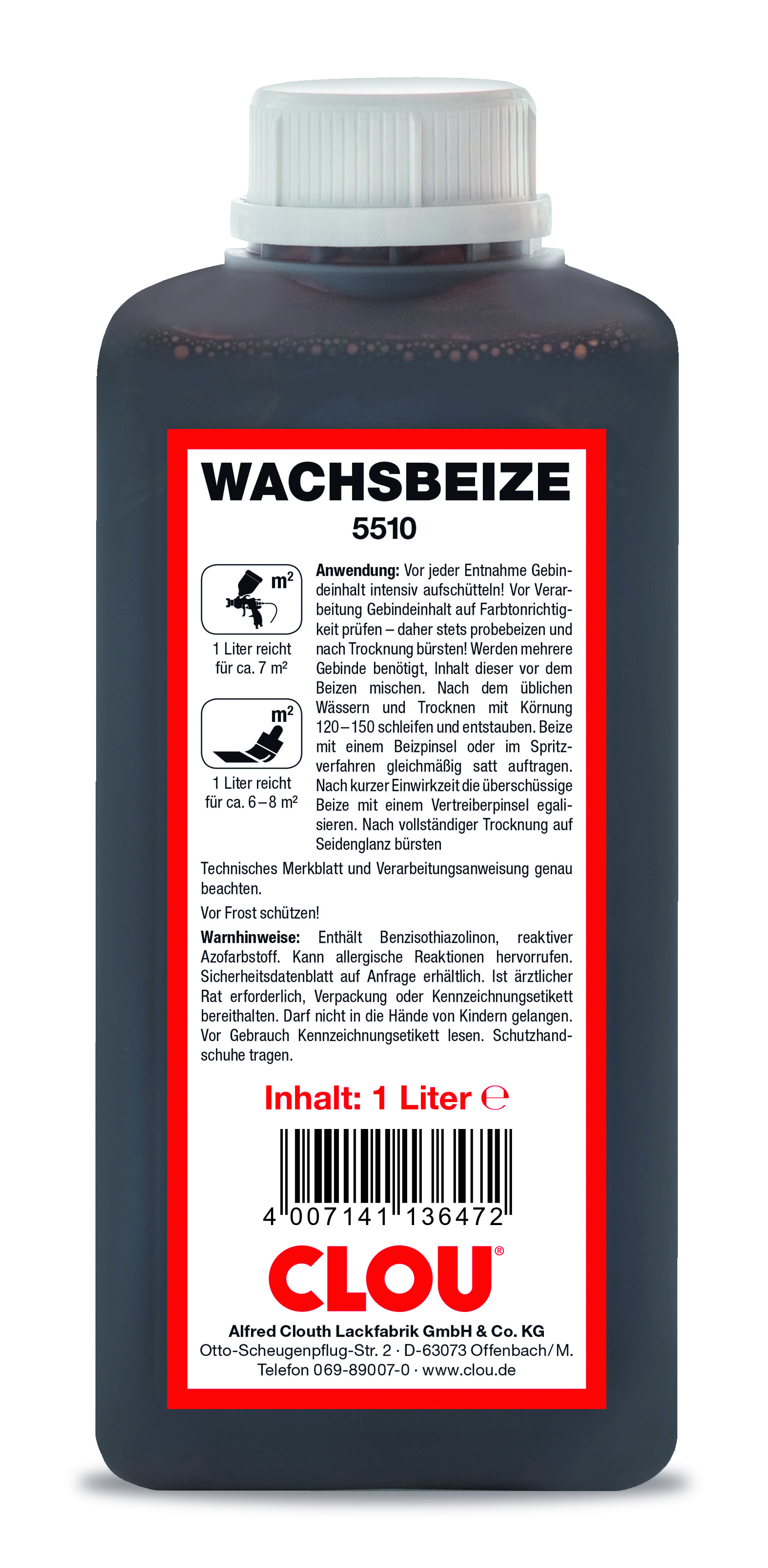 Wachsbeize weiß 1 Liter