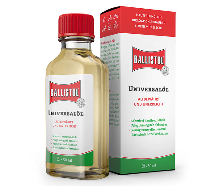 BALLISTOL universele olie, vloeibaar, 50 ml <br/>Eigenschap: flüssig