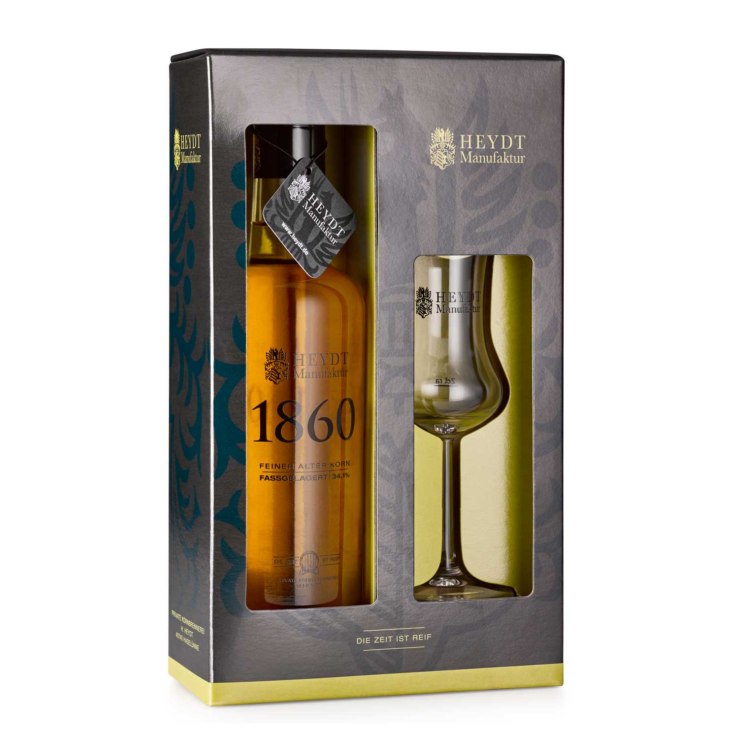 HEYDT Manufaktur - 1860 - Geschenkpaket - inkl. 1 Glas <br/>Besonderheit: inkl. Spezialglas