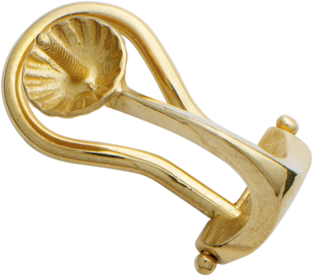 Ear clip mechanism gold 750/-Gg with pearl cup Ø 5.00mm