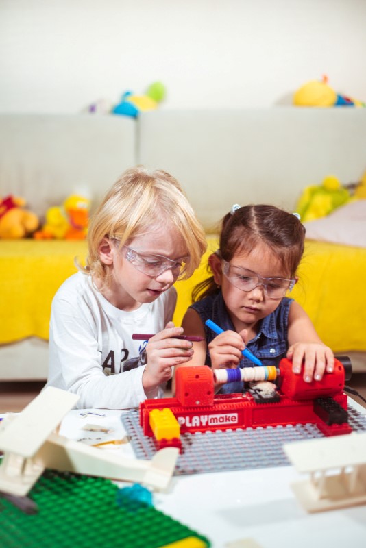 PLAYMAKE Modellbau-Werkzeugset 4in1 speziell für Kinder