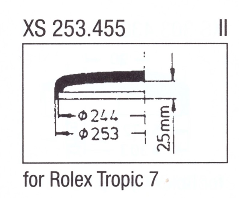 Glas XS 253.455 Stolpglas kunststof