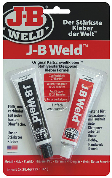 J-B Weld Original cold welding adhesive, 2x28.4g