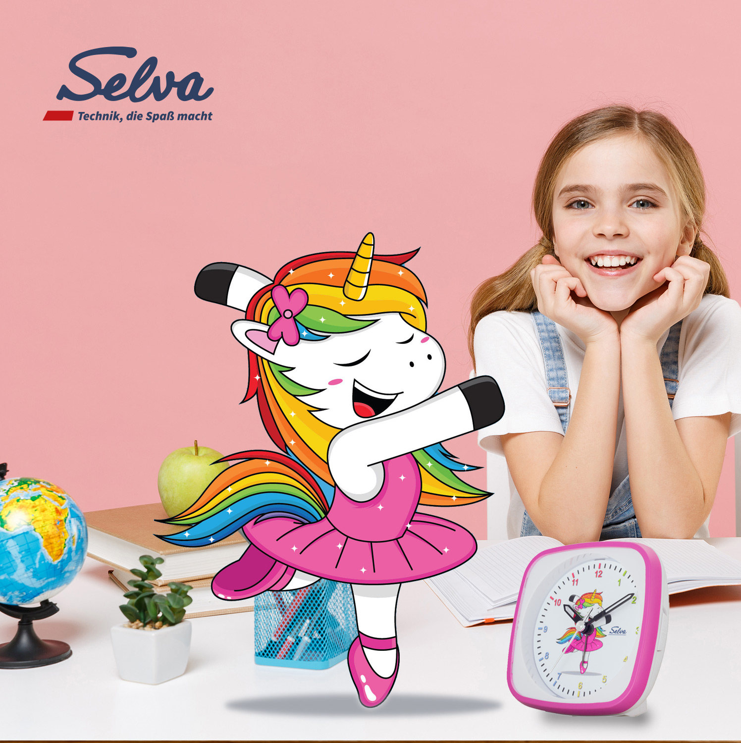 SELVA Exclusive children's alarm clock, silent