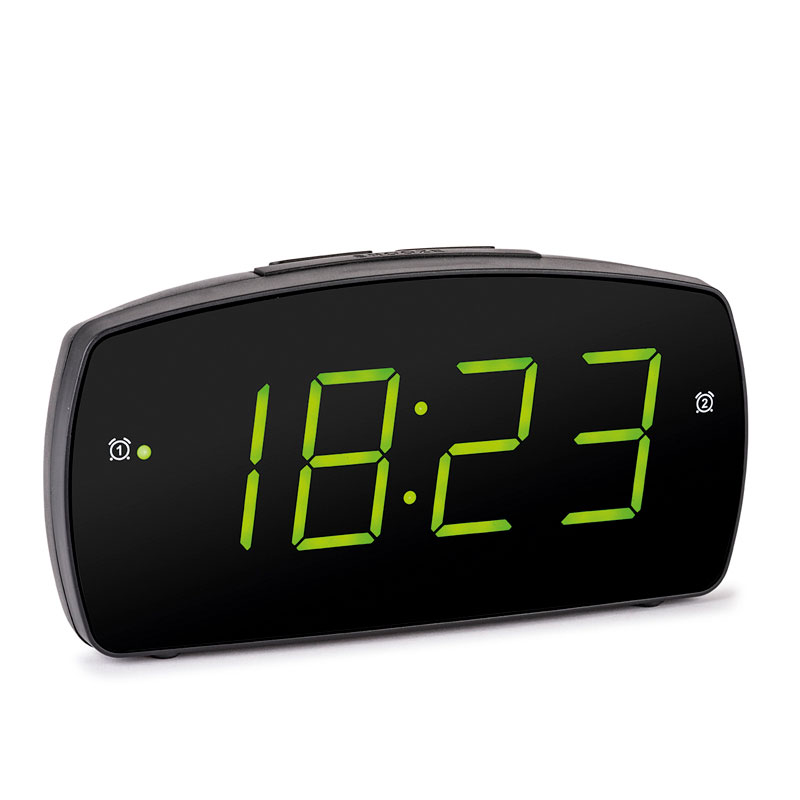 Atlanta 2607 Mains alarm clock black